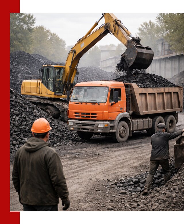 Доставка угля автотранспортом в Соли-Илецке быстро и выгодно