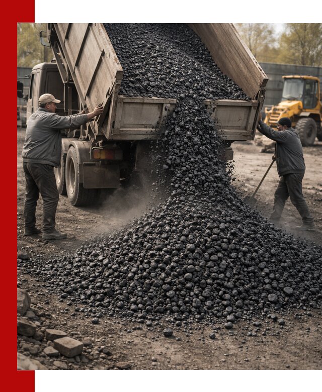Доставка угля семечка самосвалами в Соли-Илецке