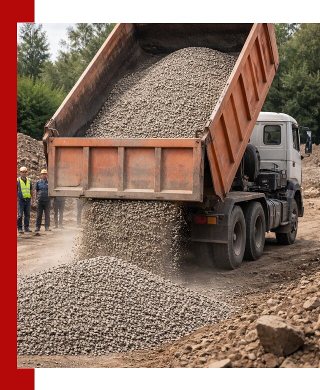 Доставка сыпучих материалов самосвалом в Соли-Илецке быстро и надежно