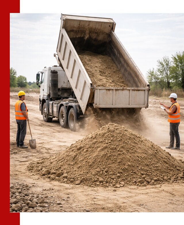 Доставка самосвалом 15 кубов в Соли-Илецке за город и по городу