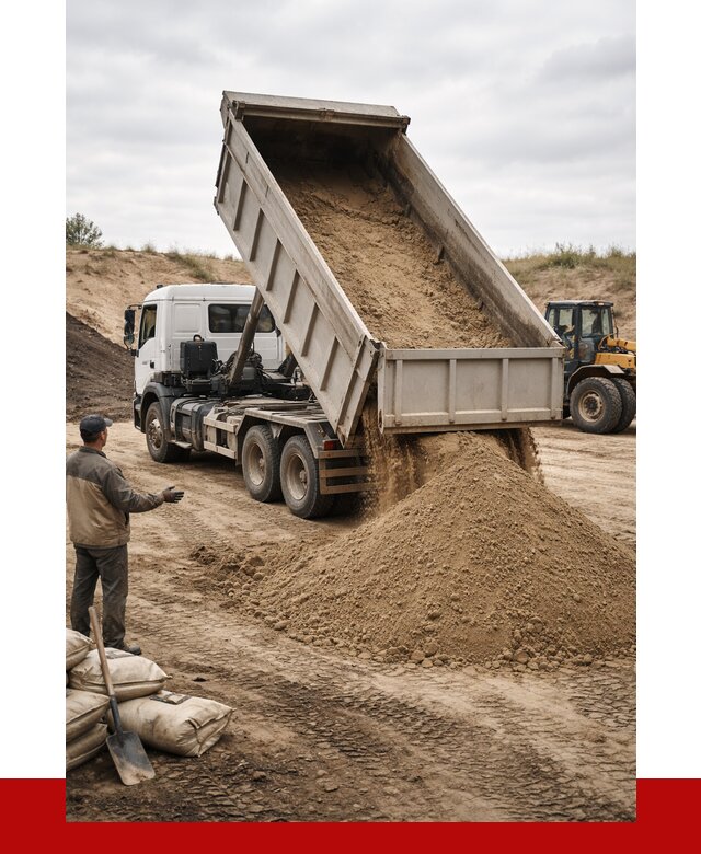 Доставка самосвалом 20 кубов в Соли-Илецке от 7814 р. | ПРОНЕРУДСои