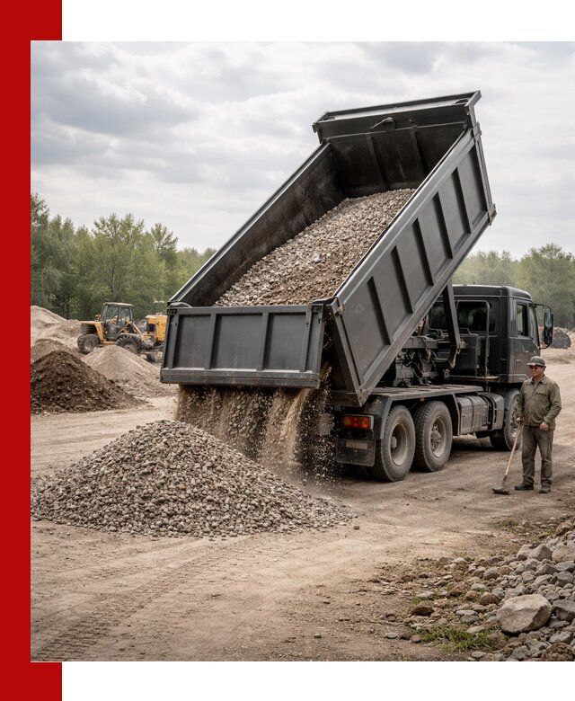 Доставка самосвалом 30 м3 по выгодным ценам в Соли-Илецке