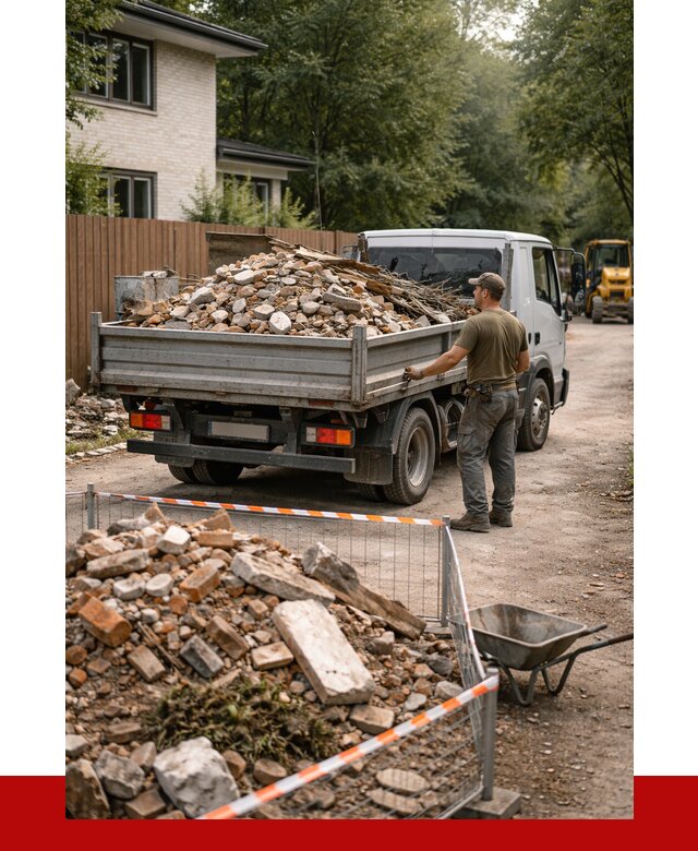 Вывоз строительного мусора с погрузкой в Соли-Илецке от 7814 р | ПРОНЕРУДСои