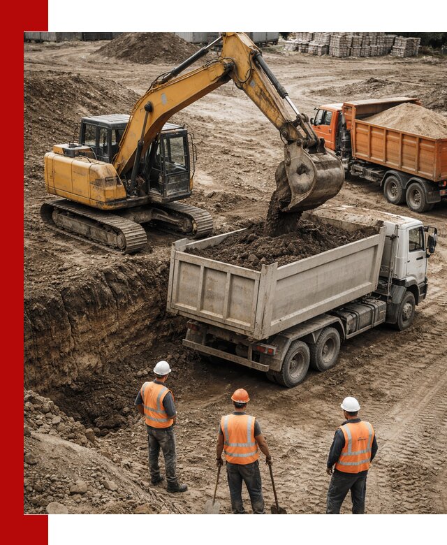 Разработка грунта для строительства и благоустройства в Соли-Илецке