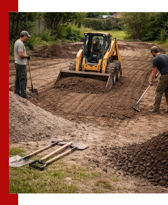 Планировка участка грунтом с вывозом и доставкой в Соли-Илецке