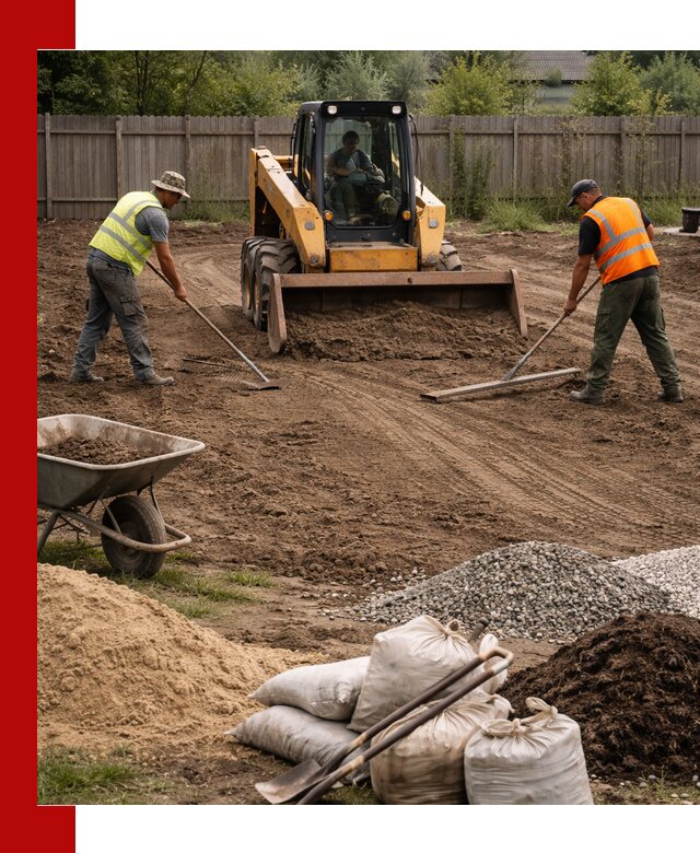 Выравнивание участка под строительство и благоустройство в Соли-Илецке